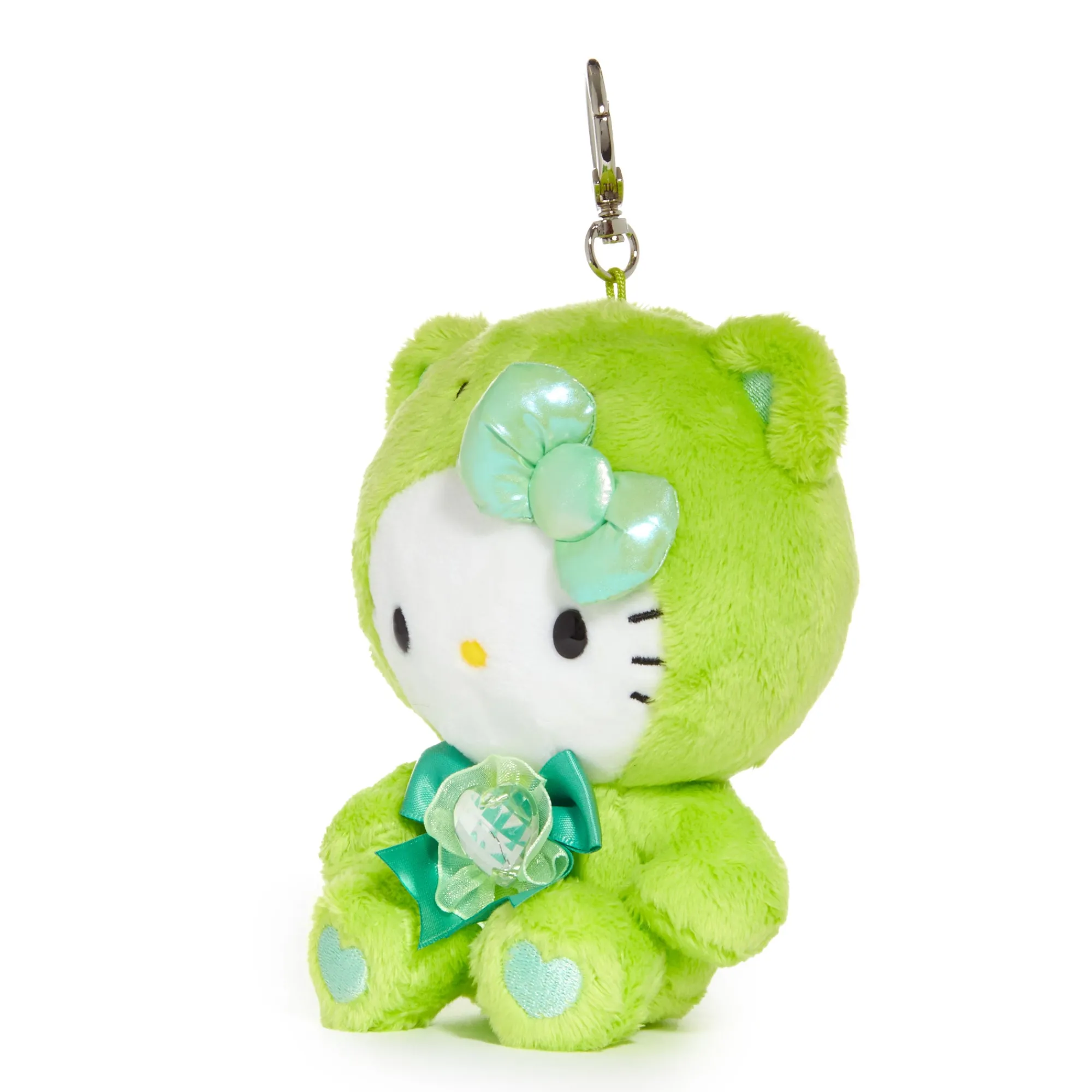 NAKAJIMA CORPORATION Hello Kitty Birthstone Mascot Keychain (Aug-Peridot)