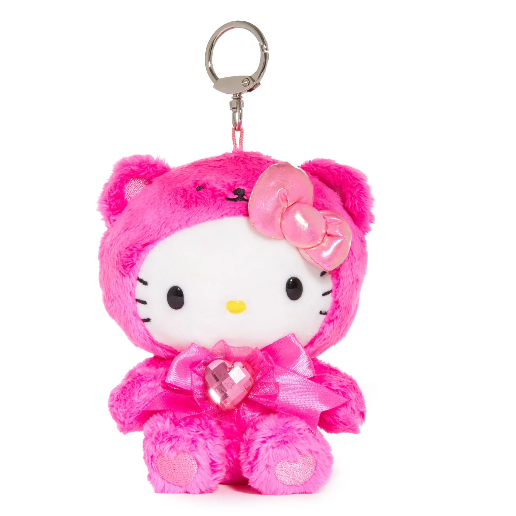 NAKAJIMA CORPORATION Hello Kitty Birthstone Mascot Keychain (Jul-Ruby)