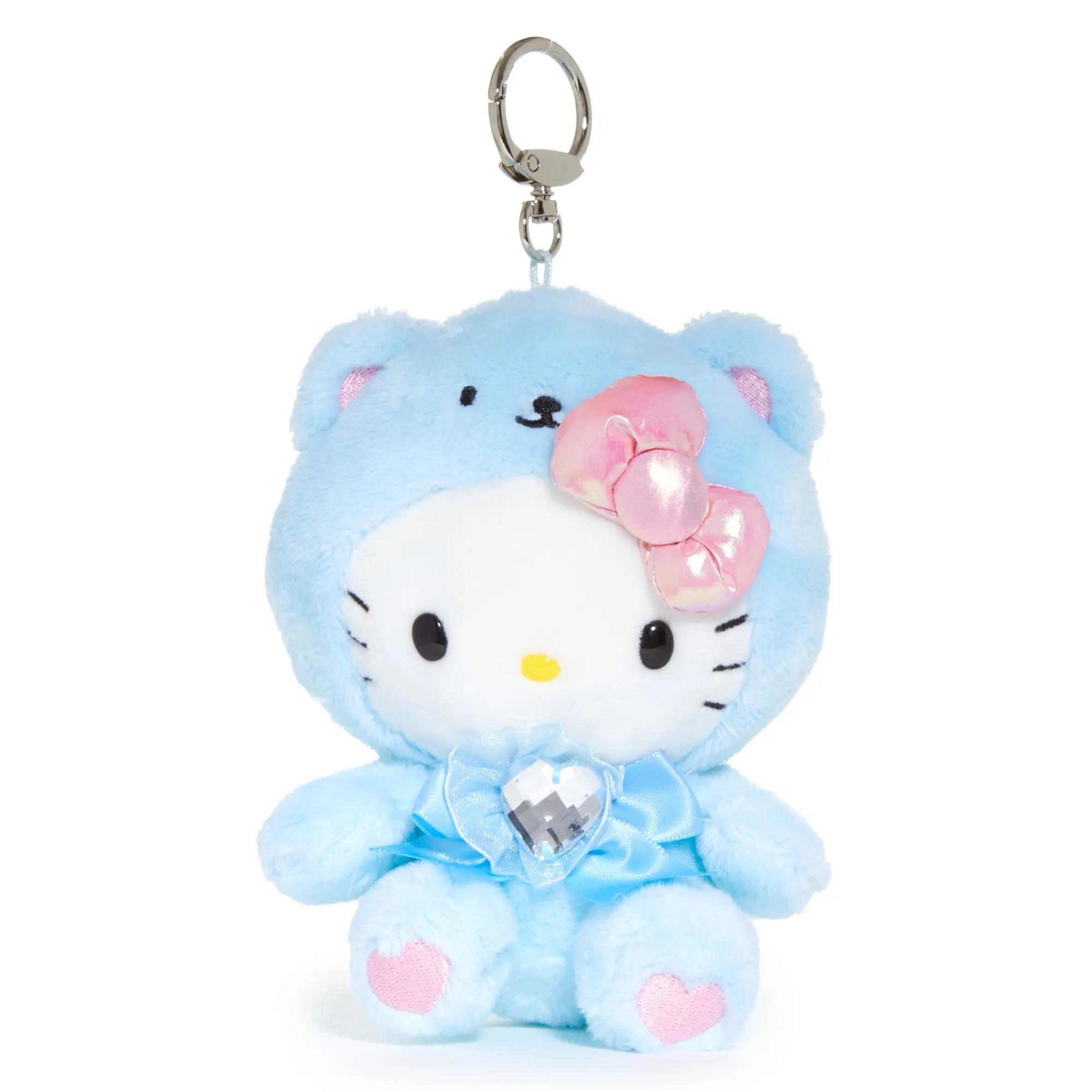 NAKAJIMA CORPORATION Hello Kitty Birthstone Mascot Keychain (Mar-Aquamarine)