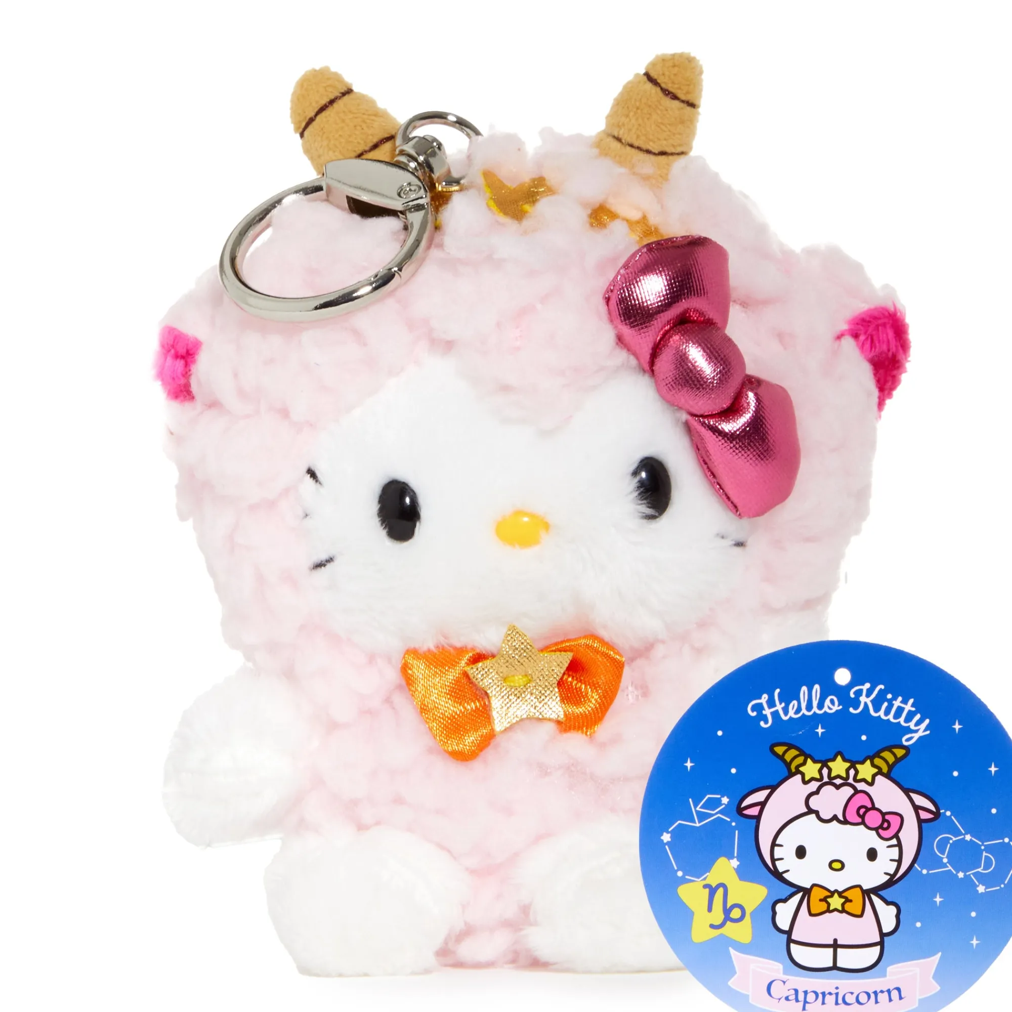 NAKAJIMA CORPORATION Hello Kitty Capricorn Plush Keychain Mascot (Zodiac Series)
