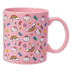 Silver Buffalo Hello Kitty Ceramic Mug (Stars, Bows, & Rainbows)