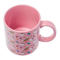Silver Buffalo Hello Kitty Ceramic Mug (Stars, Bows, & Rainbows)
