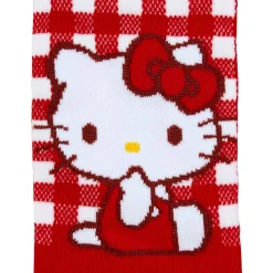 Japan Original Hello Kitty Checkered Ankle Socks