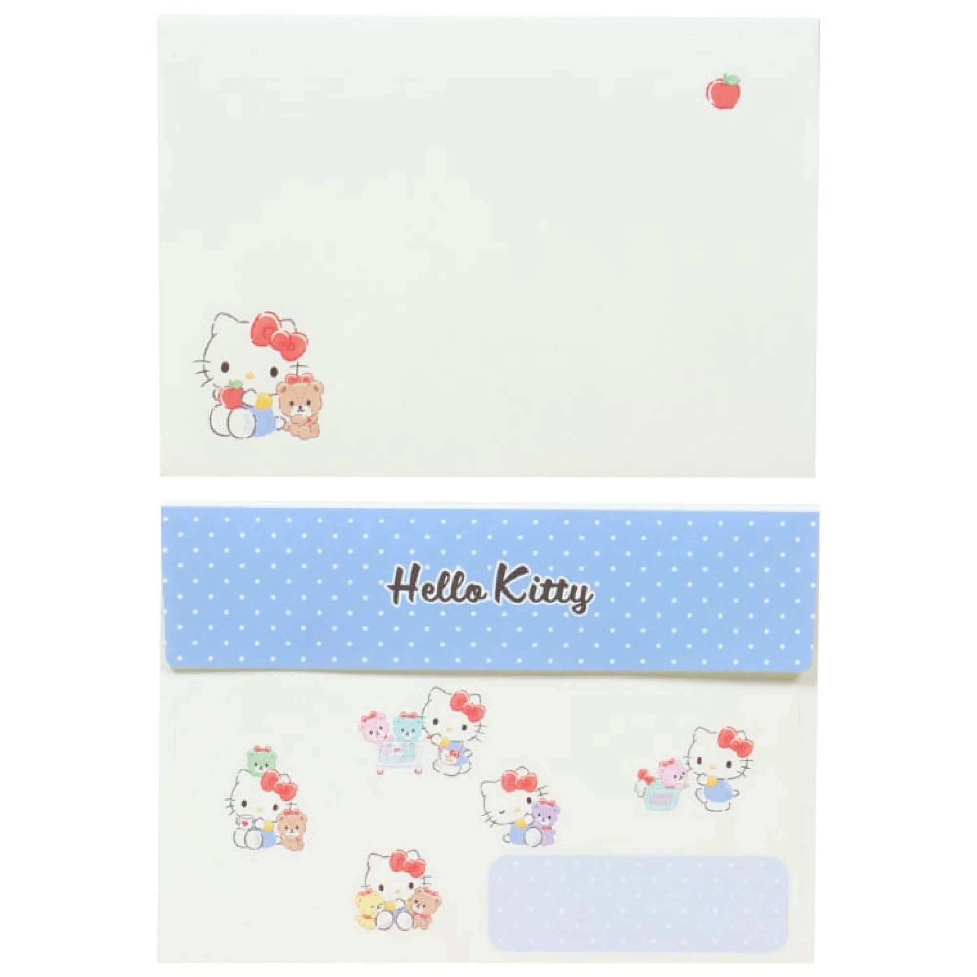 Japan Original Hello Kitty Classic Letter Set