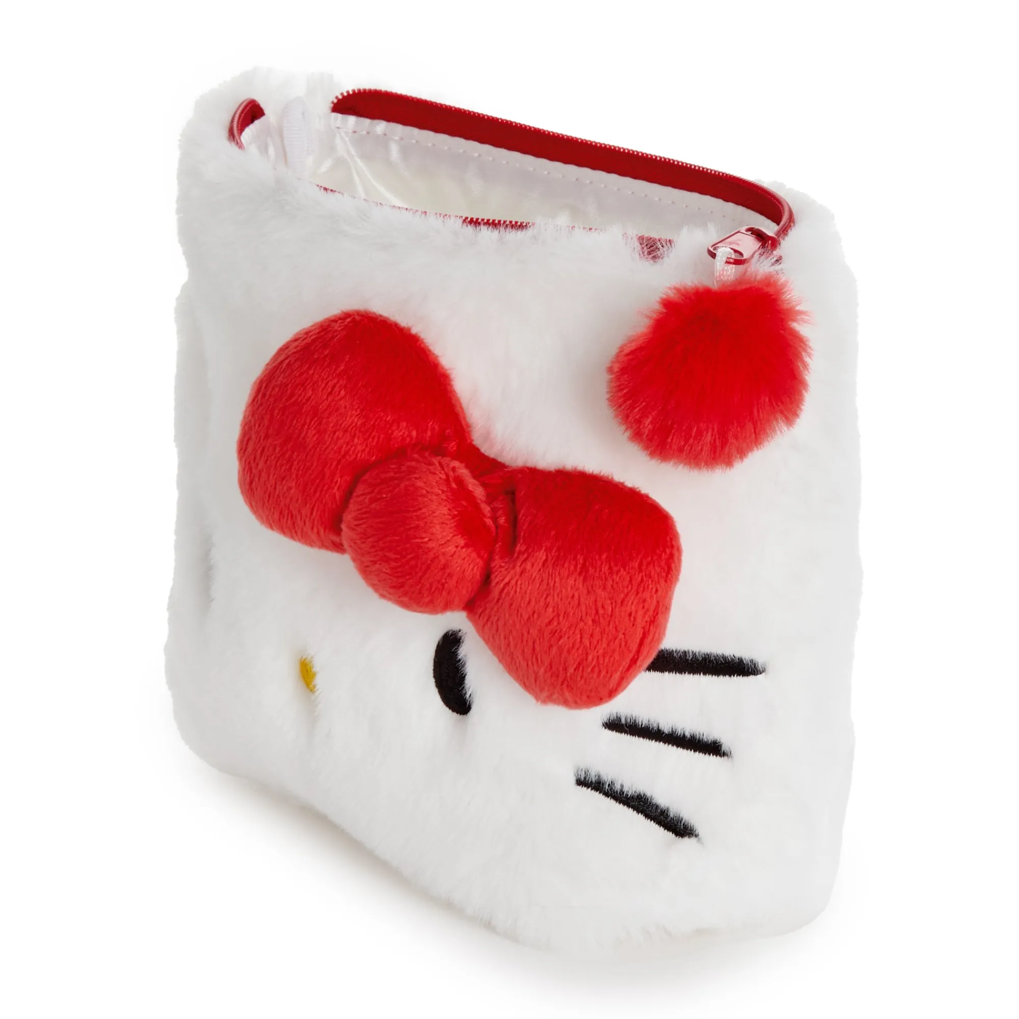 HUNET GLOBAL CREATIONS INC Hello Kitty Classic Plush Zipper Pouch