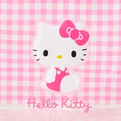 Japan Original Hello Kitty Clear Gingham Zipper Pouch