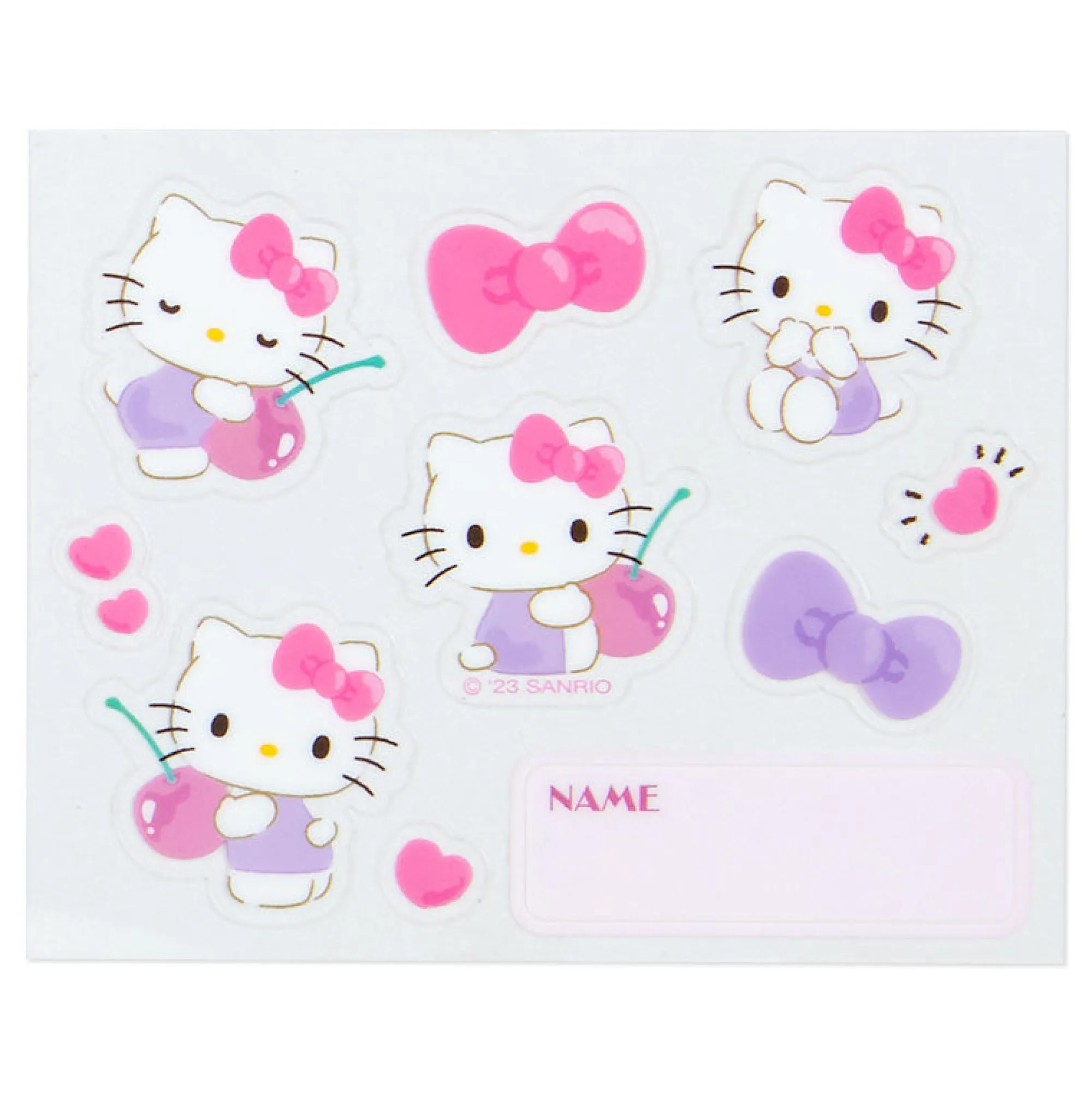 Japan Original Hello Kitty Clear Mini Crossbody Bag Set