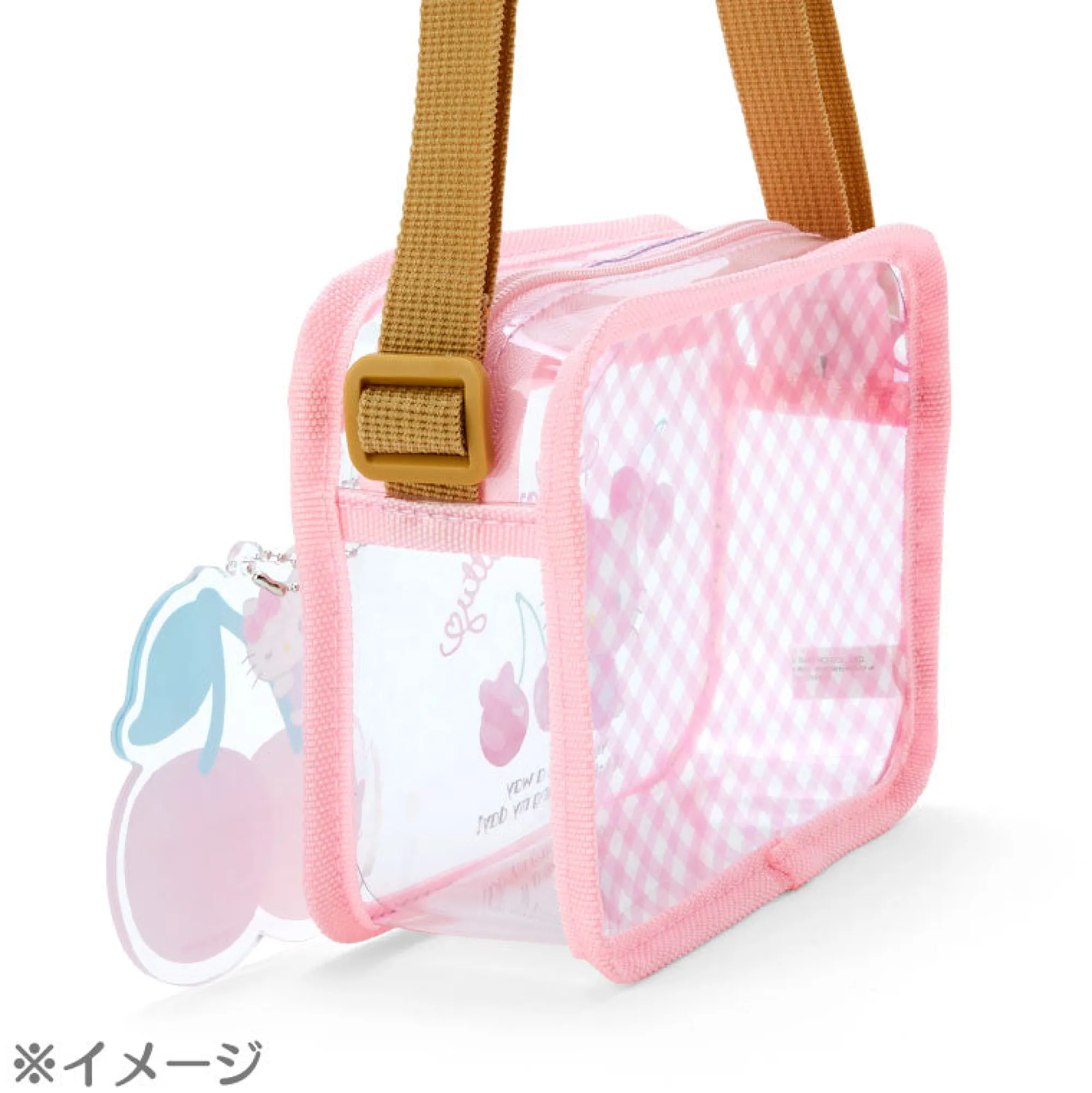 Japan Original Hello Kitty Clear Mini Crossbody Bag Set