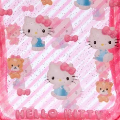 Japan Original Hello Kitty Clear Mini Zipper Pouch