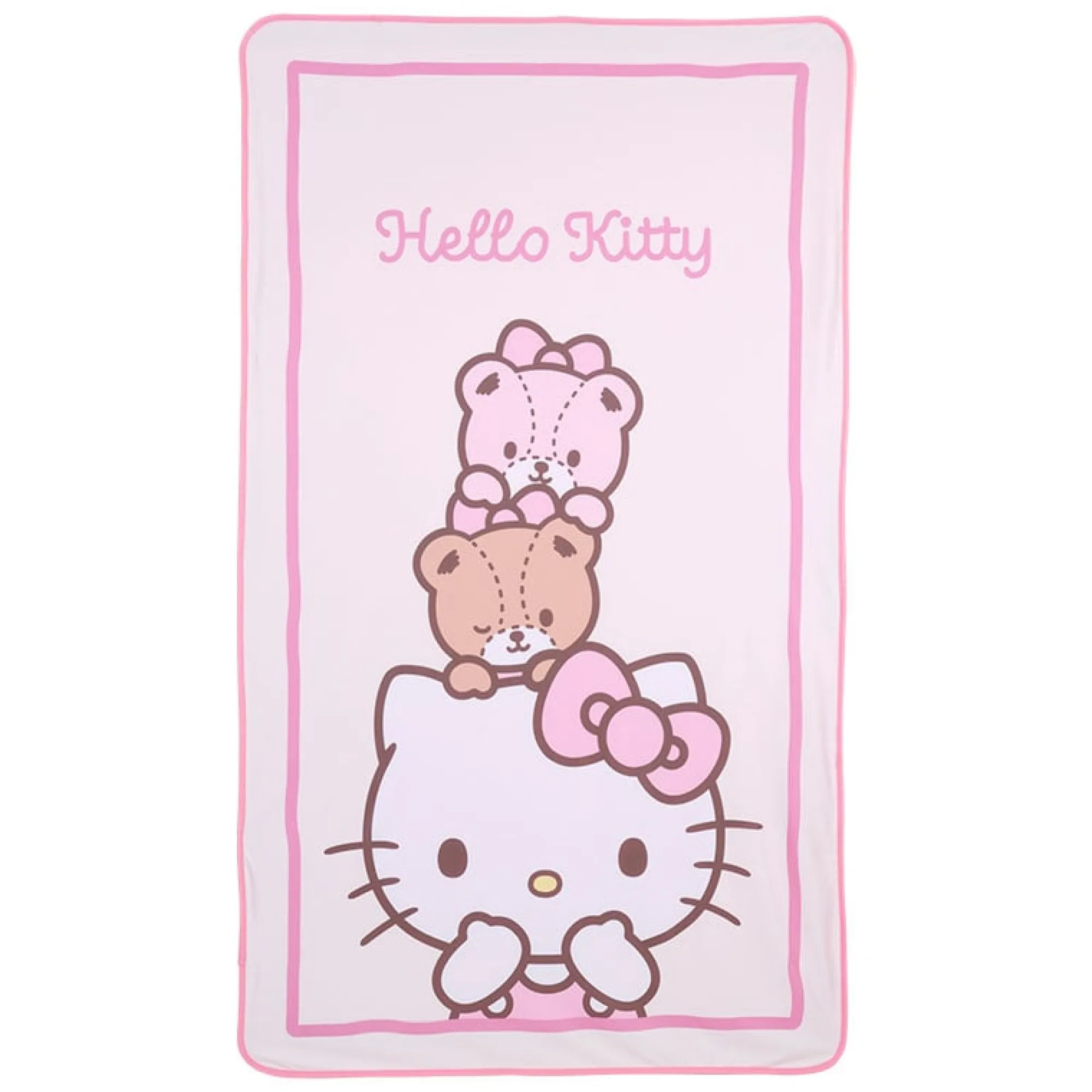 Japan Original Hello Kitty Cool and Comfy Throw Blanket