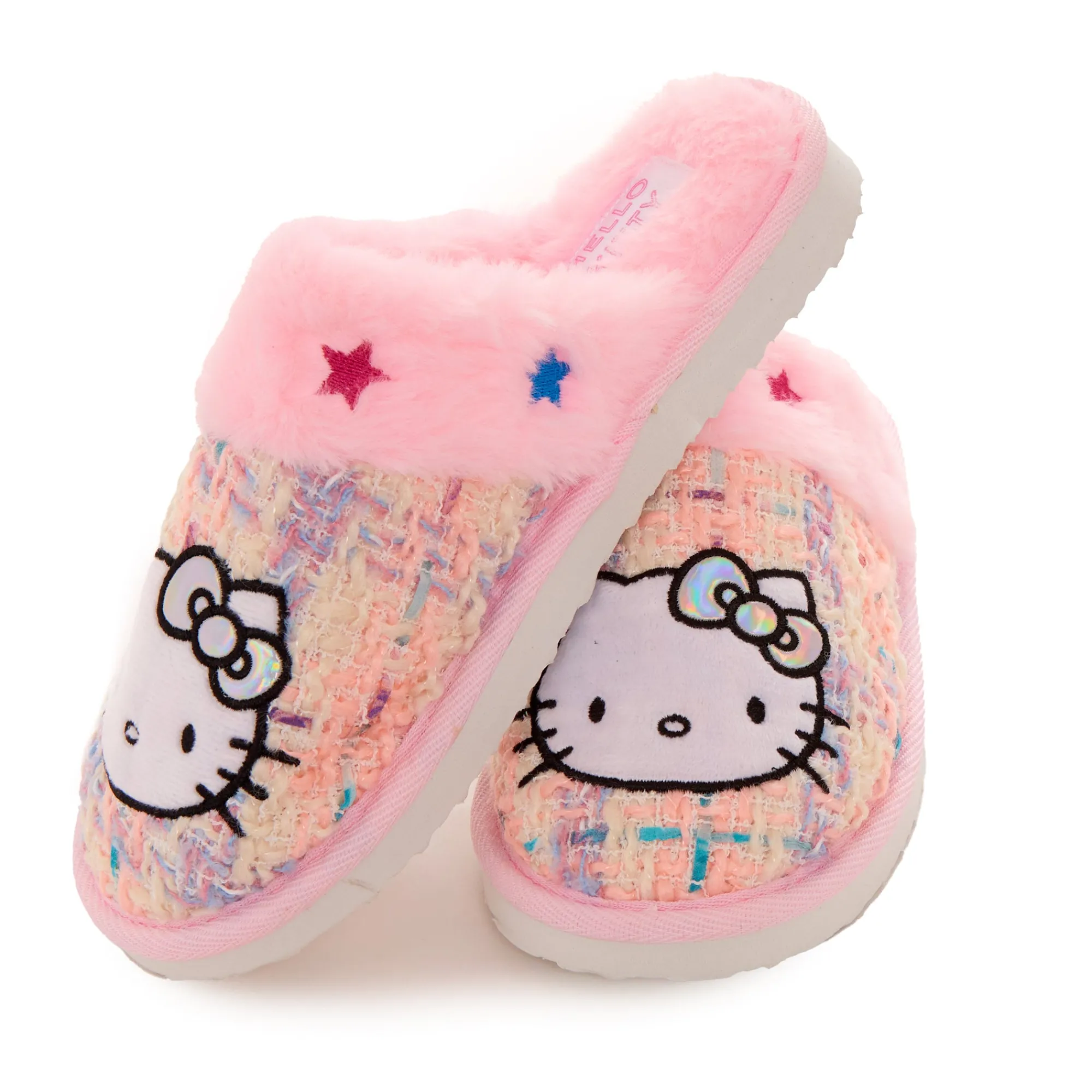 BIOWORLD Hello Kitty Cozy Plush Loungewear Slides