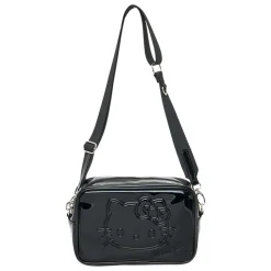 Japan Original Hello Kitty Crossbody Bag (Silver Houndstooth Series)