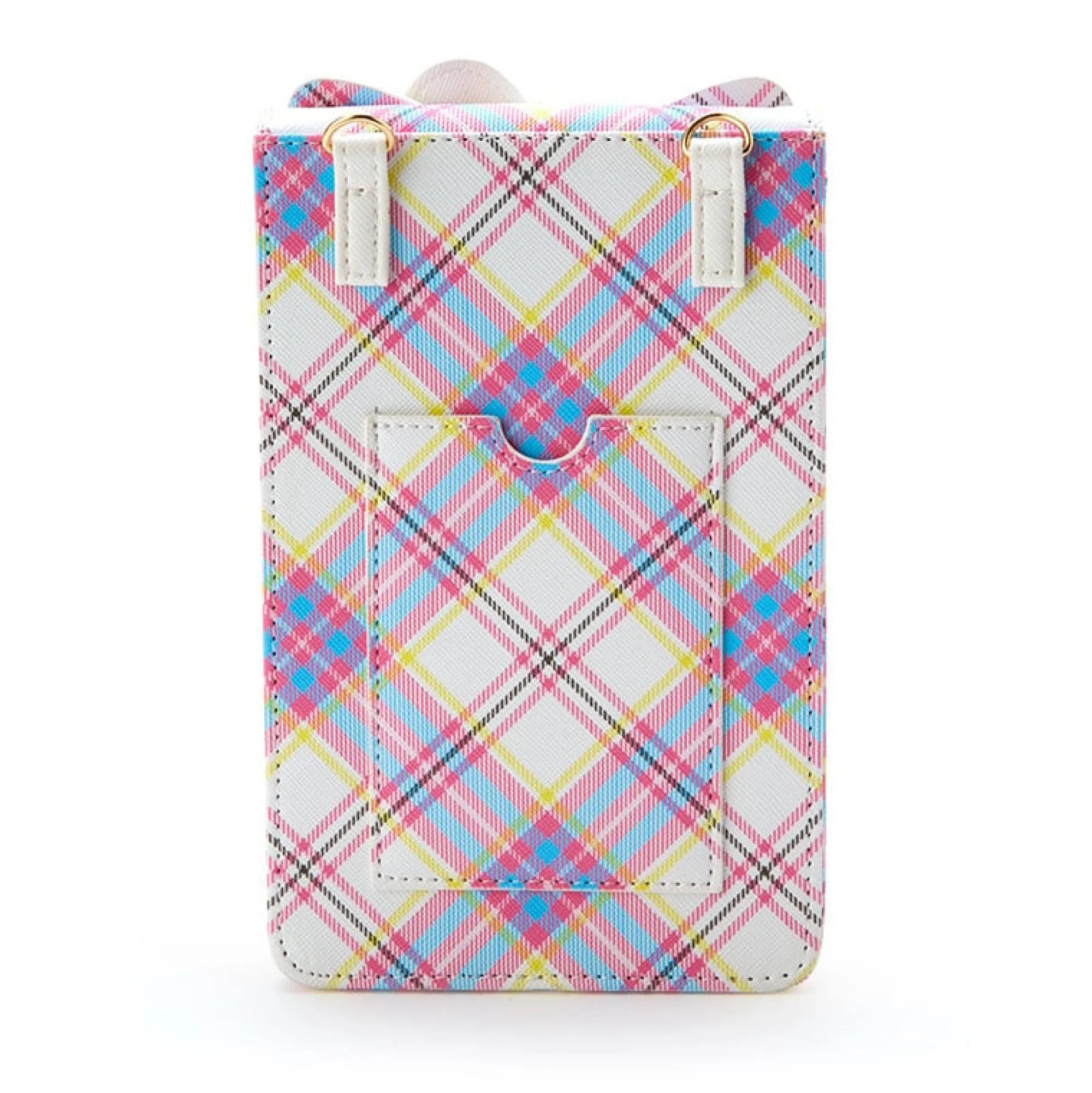 Japan Original Hello Kitty Crossbody Phone Bag (Hello Kitty Dress Tartan Series)