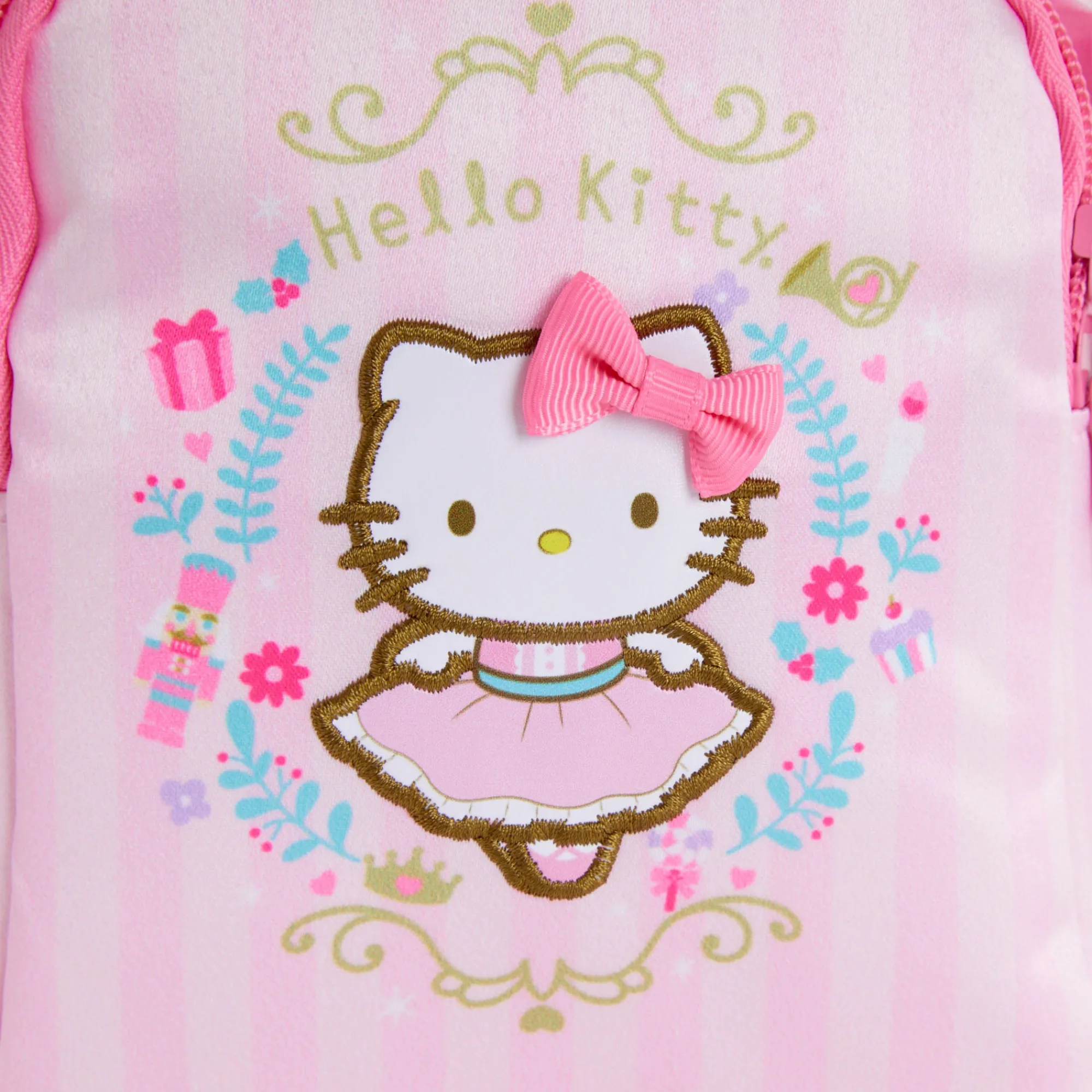 NAKAJIMA CORPORATION Hello Kitty Crossbody Pouch (Holiday Nutcracker Series)