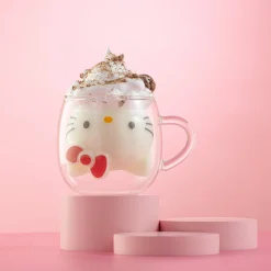 JoyJolt Hello Kitty 3D Double Wall Coffee Mug
