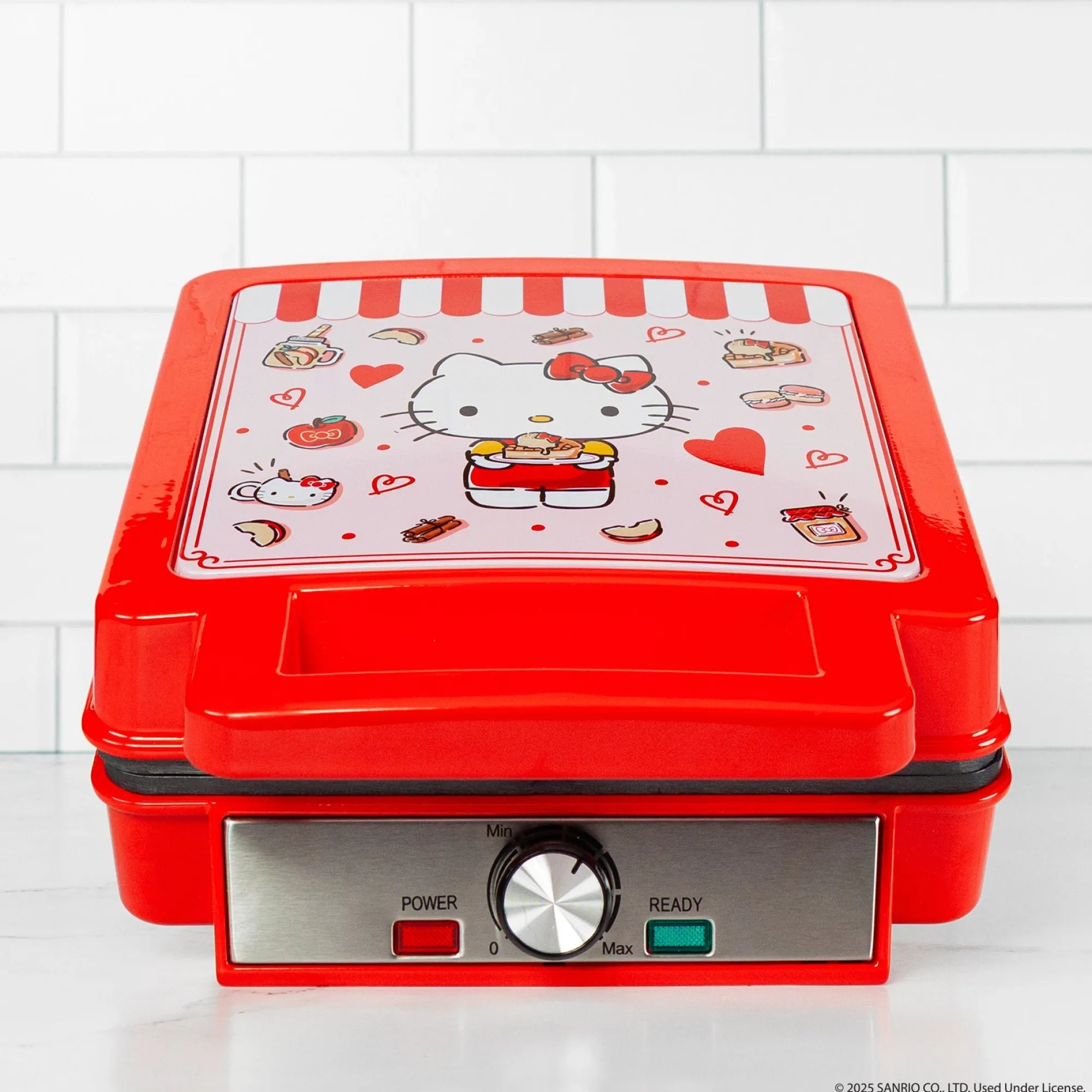 Uncanny Brands Wholesale Hello Kitty Deluxe Waffle Maker (Red)