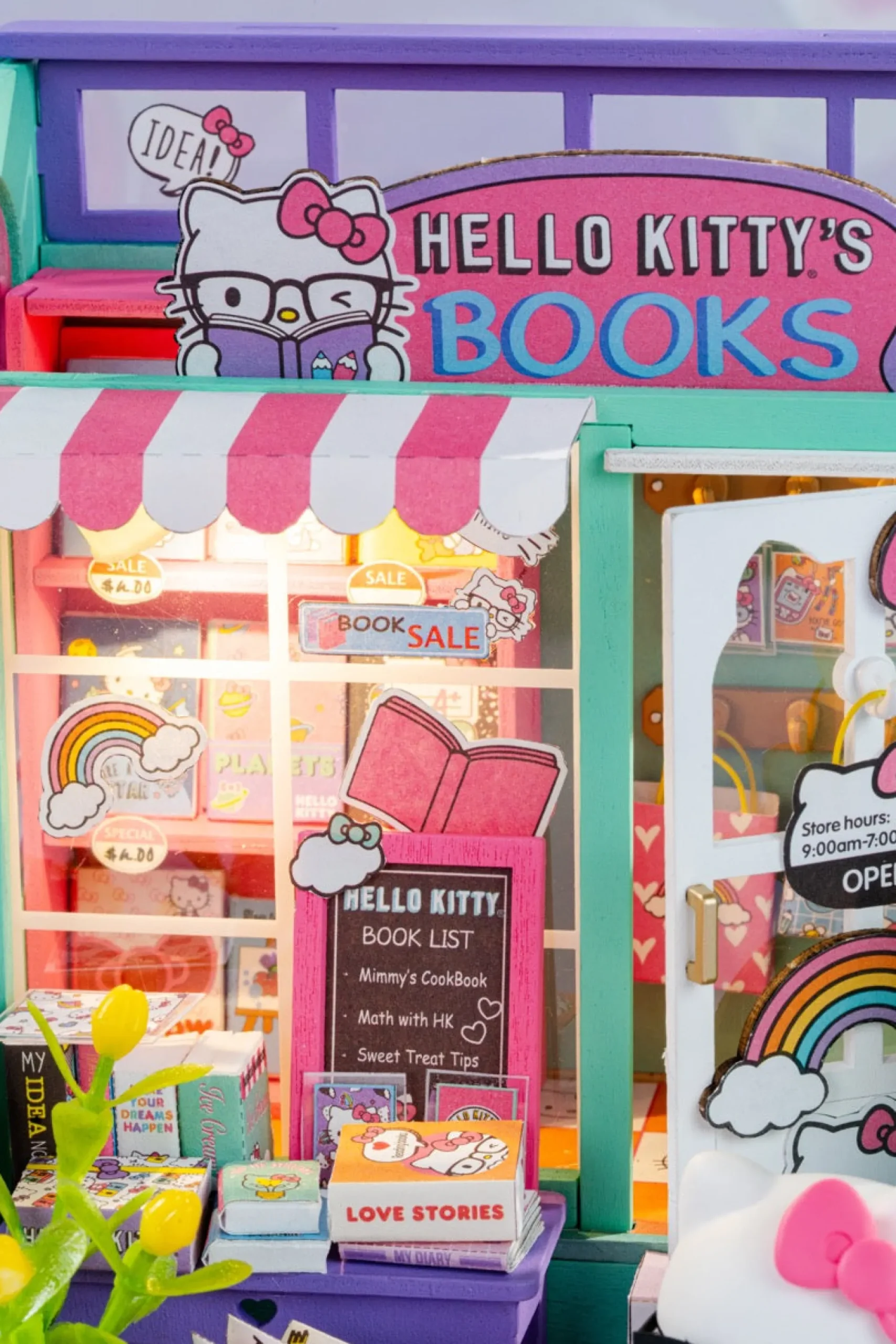 Hands Craft Hello Kitty DIY Miniature Bookstore