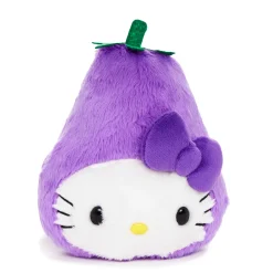 NAKAJIMA CORPORATION Hello Kitty Eggplant Plush Mascot Clip (Fruit & Veggie Series)