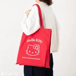 Japan Original Hello Kitty Everyday Cotton Tote Bag