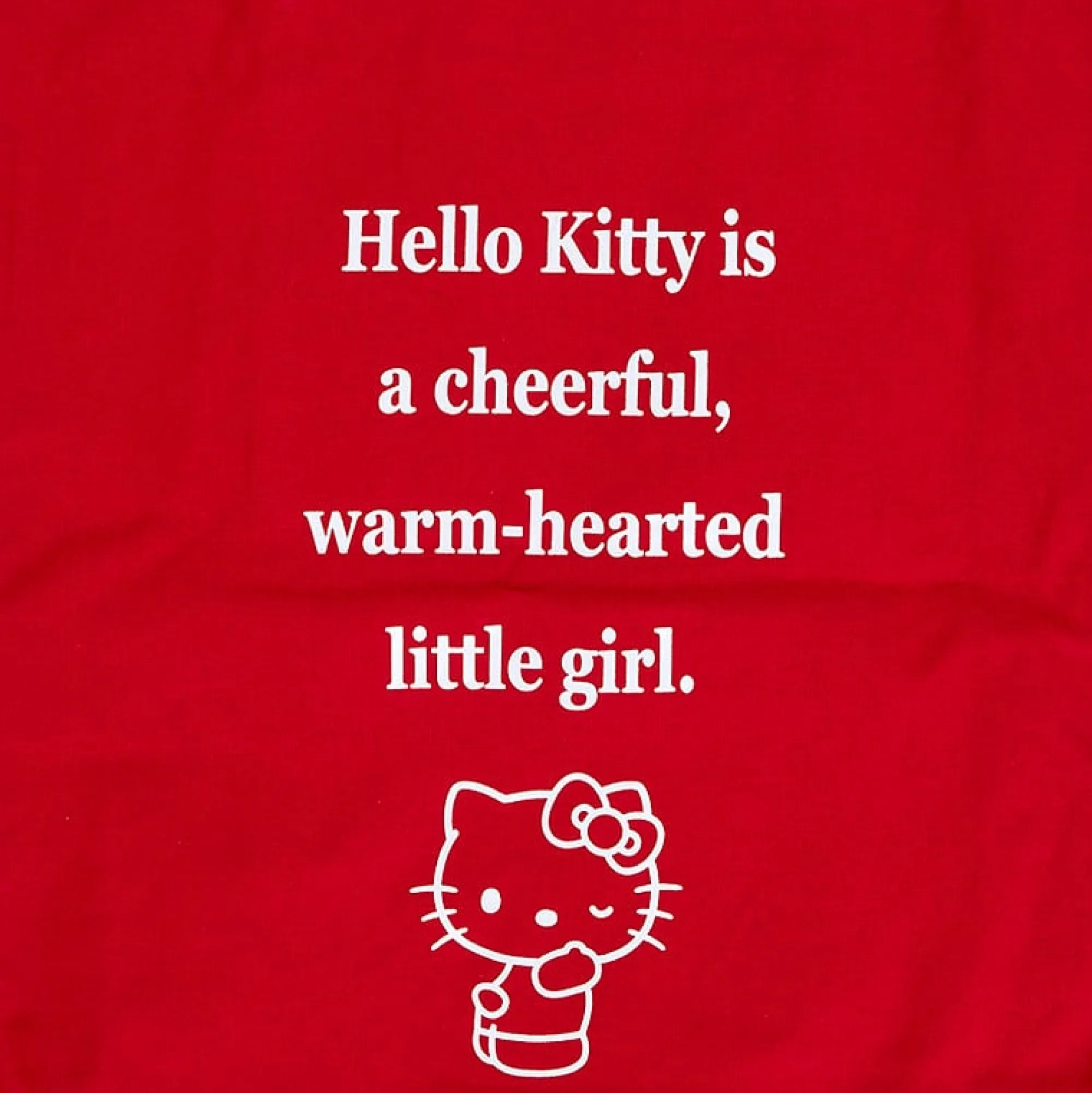 Japan Original Hello Kitty Everyday Cotton Tote Bag
