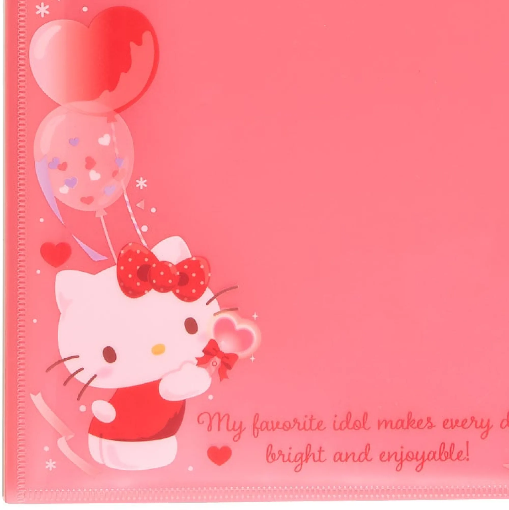 Japan Original Hello Kitty File Folder Collect Book