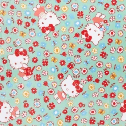 BIOWORLD Hello Kitty Flower Fields Throw Blanket