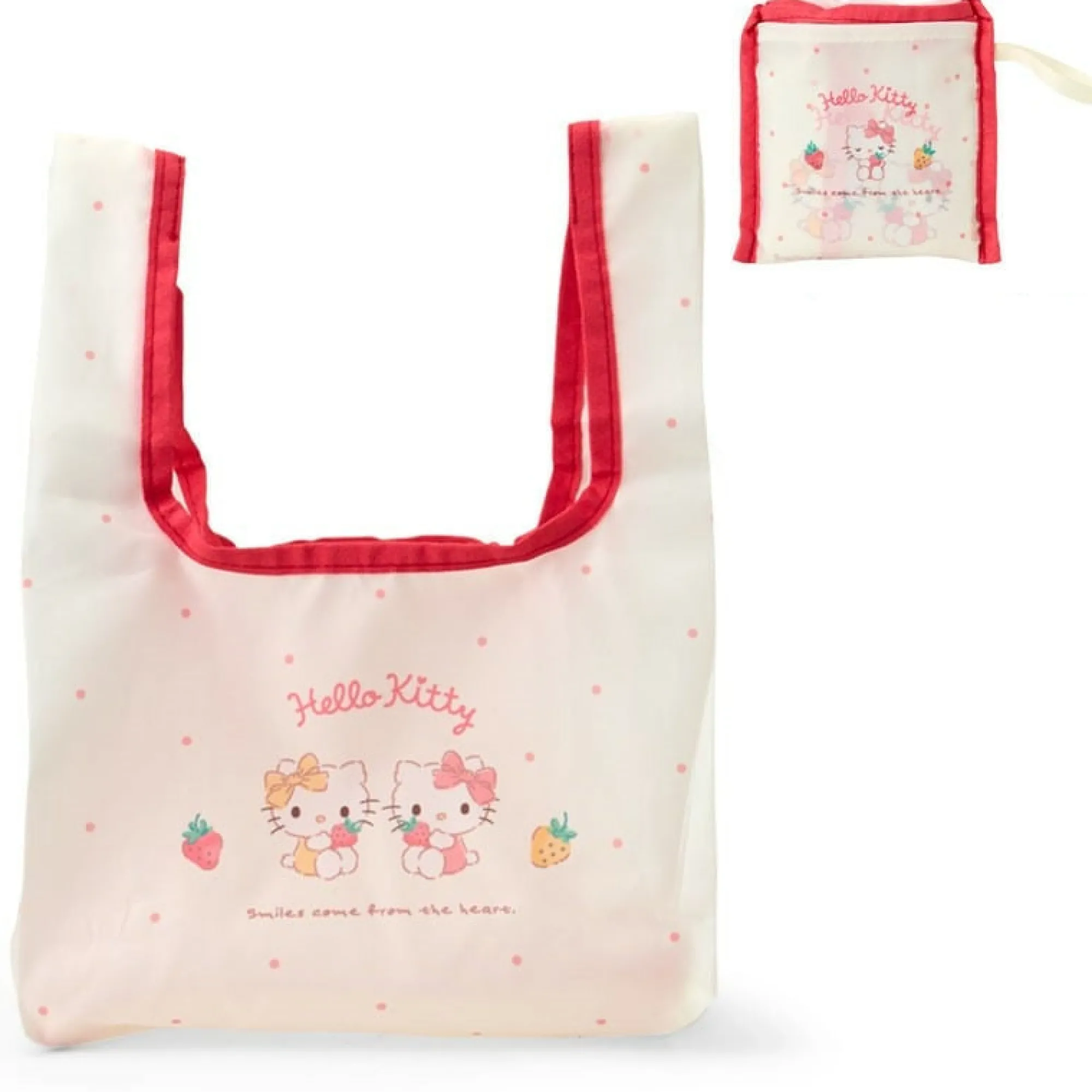 Japan Original Hello Kitty Foldable Lunch Tote