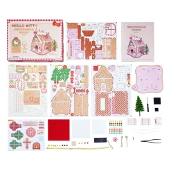 HANDS CRAFT Hello Kitty Gingerbread House 3D Wooden Puzzle