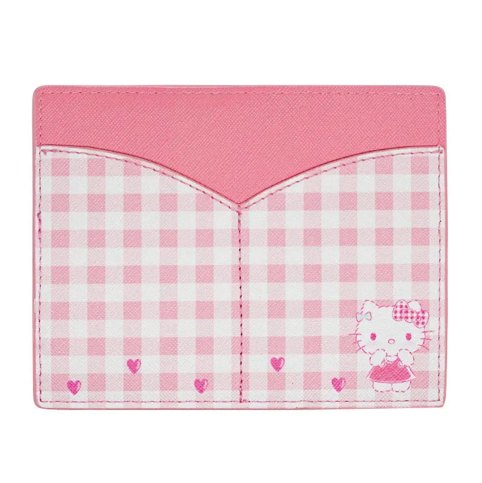 Global Original Hello Kitty Gingham Travel Wallet