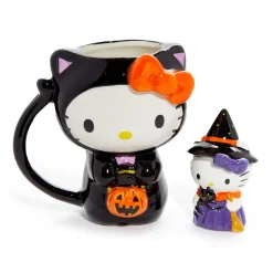 Blue Sky Clayworks Hello Kitty Halloween Costume Ceramic Mug and Figurine Gift Set