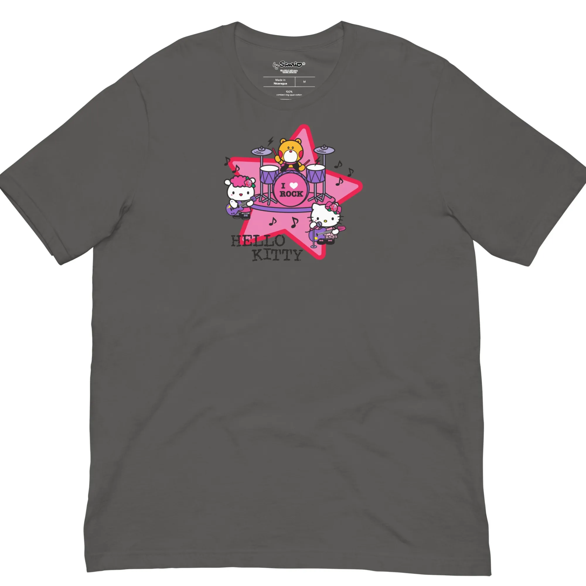 Printful Hello Kitty I Love Rock Tee
