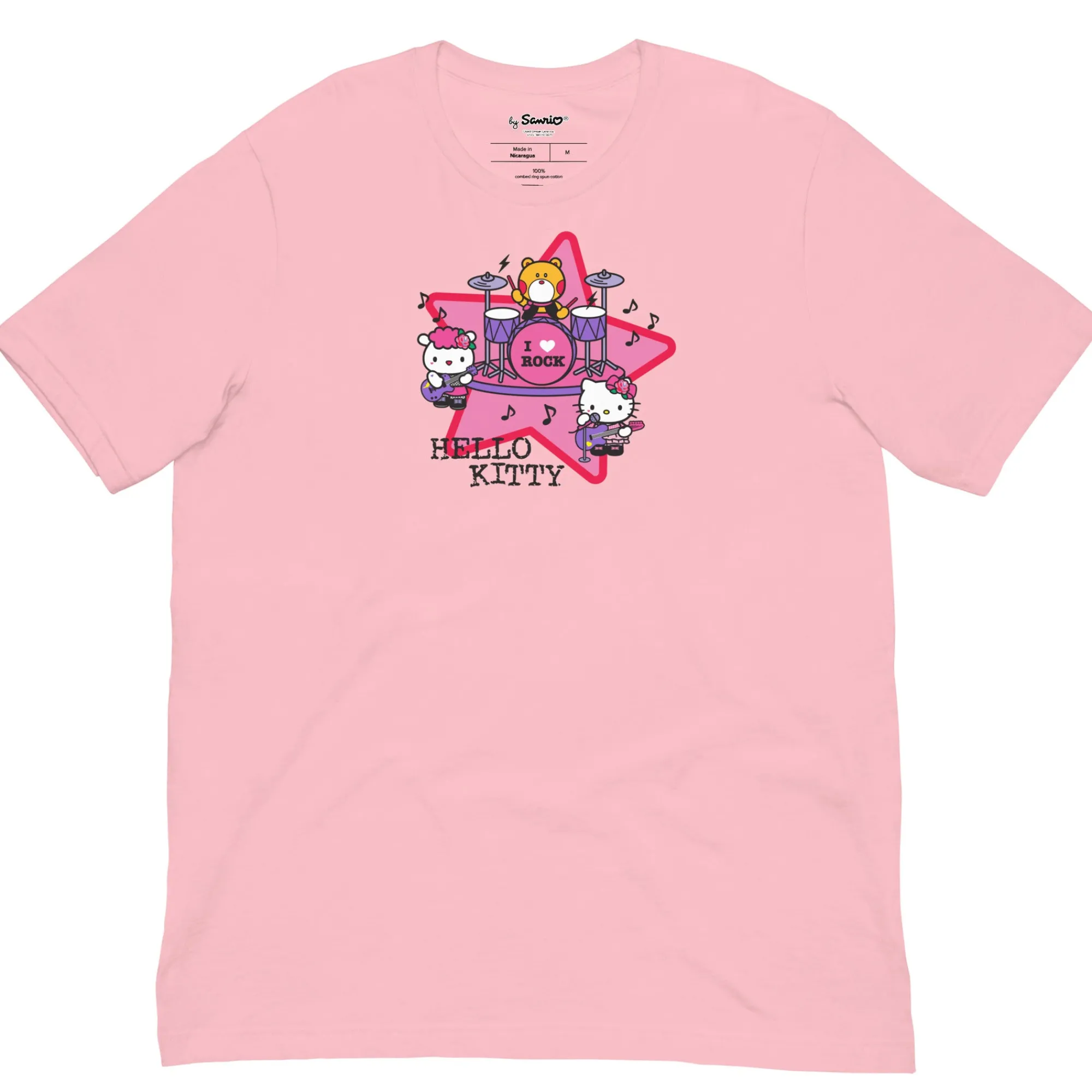 Printful Hello Kitty I Love Rock Tee