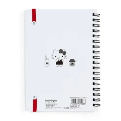Japan Original Hello Kitty Lined Notebook (Elastic Closure)