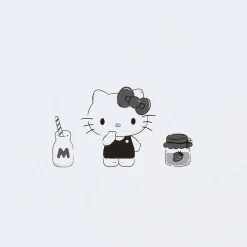 Japan Original Hello Kitty Lined Notebook (Elastic Closure)