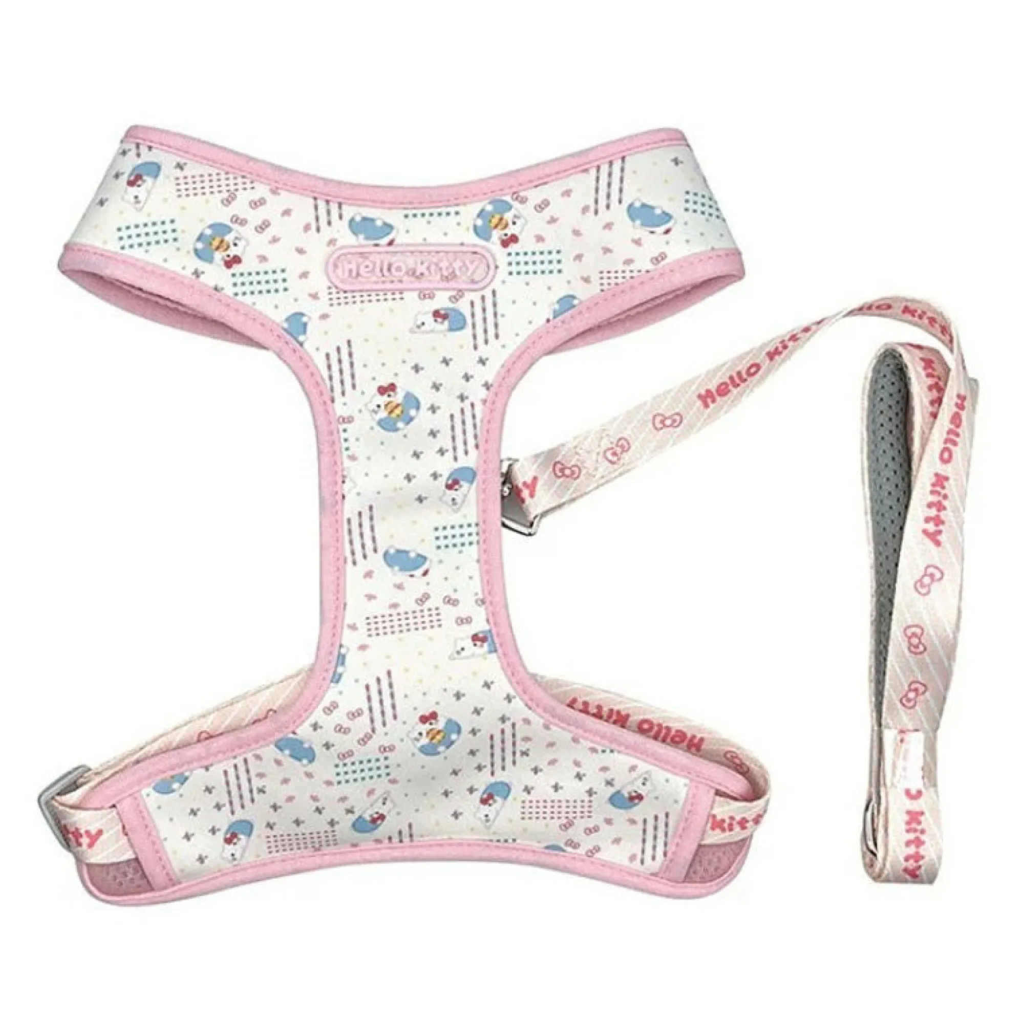 Global Original Hello Kitty Medium Pet Harness with Leash (Sanrio Pet Collection)