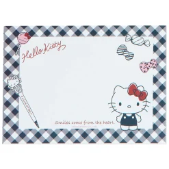 Japan Original Hello Kitty Memo Pad & Sticker Set