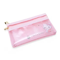 Japan Original Hello Kitty Mesh Pencil Pouch