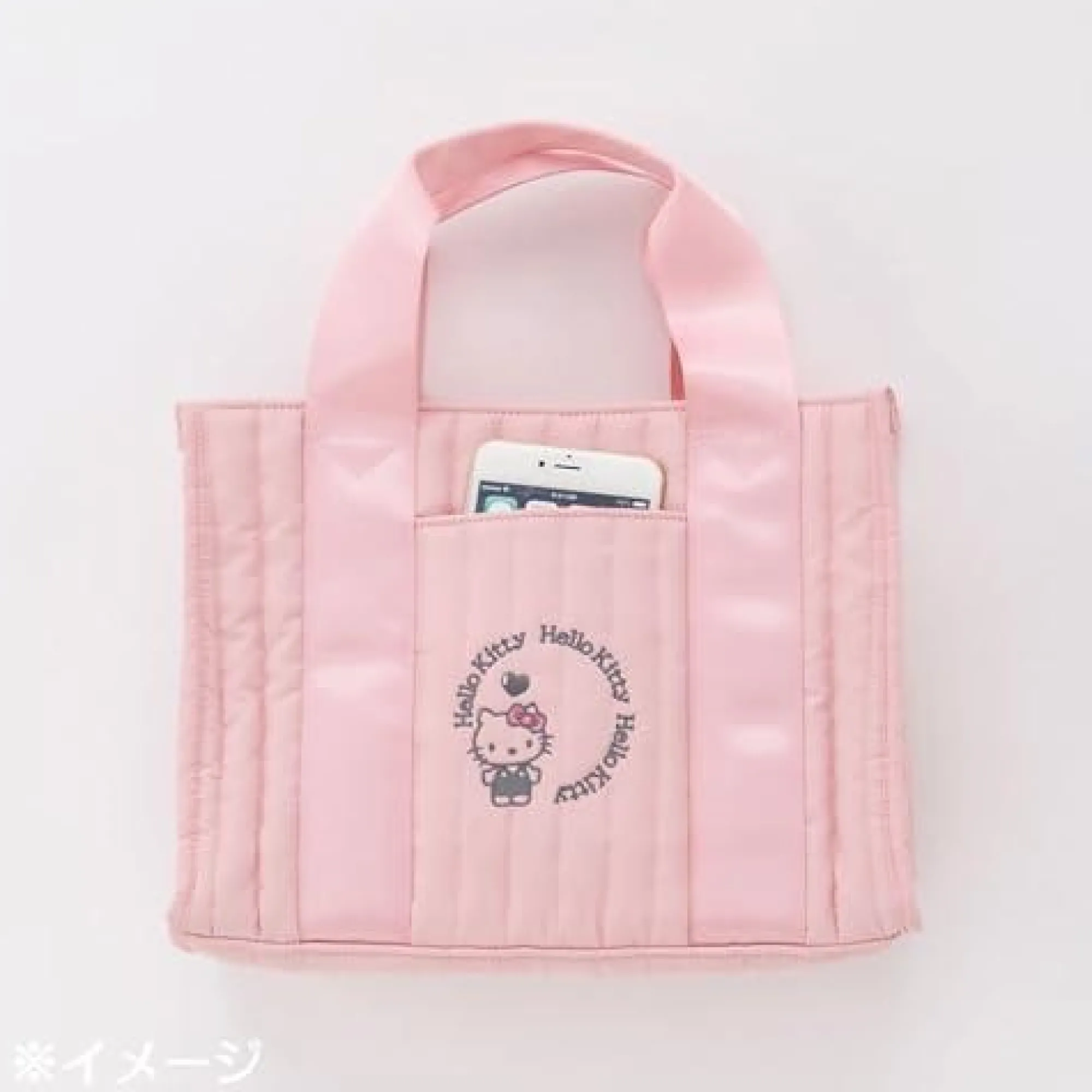 Japan Original Hello Kitty Mini Everyday Quilted Tote Bag