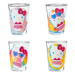Silver Buffalo Hello Kitty Mini Glass 4-Piece Set (Pool Floatie)