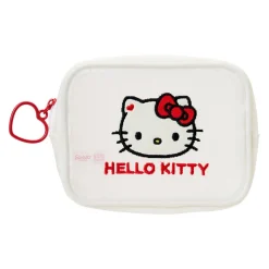 Japan Original Hello Kitty Mini Mesh Zipper Pouch