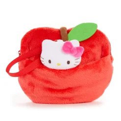 NAKAJIMA CORPORATION Hello Kitty Mini Pouch with Reel (5 Apples Tall Series)