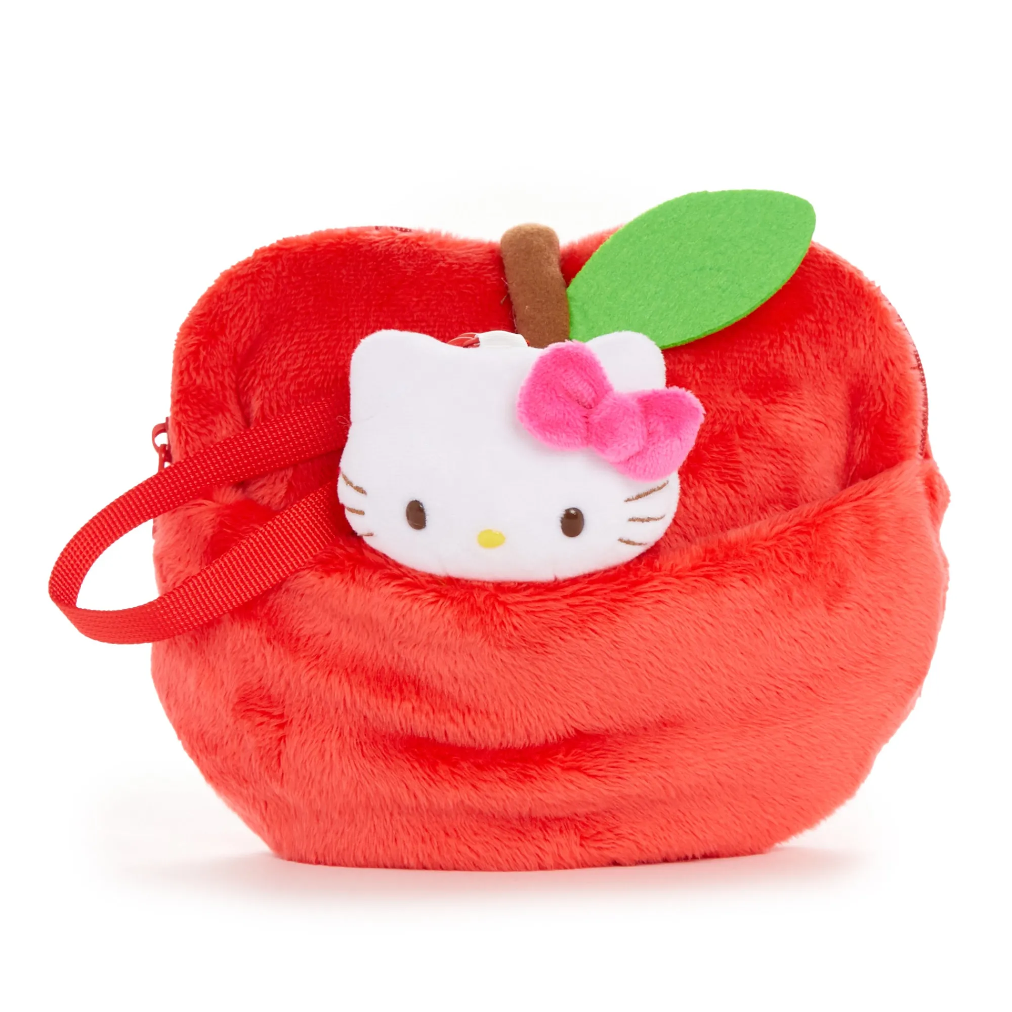 NAKAJIMA CORPORATION Hello Kitty Mini Pouch with Reel (5 Apples Tall Series)