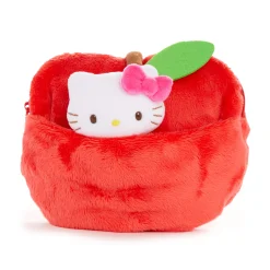 NAKAJIMA CORPORATION Hello Kitty Mini Pouch with Reel (5 Apples Tall Series)