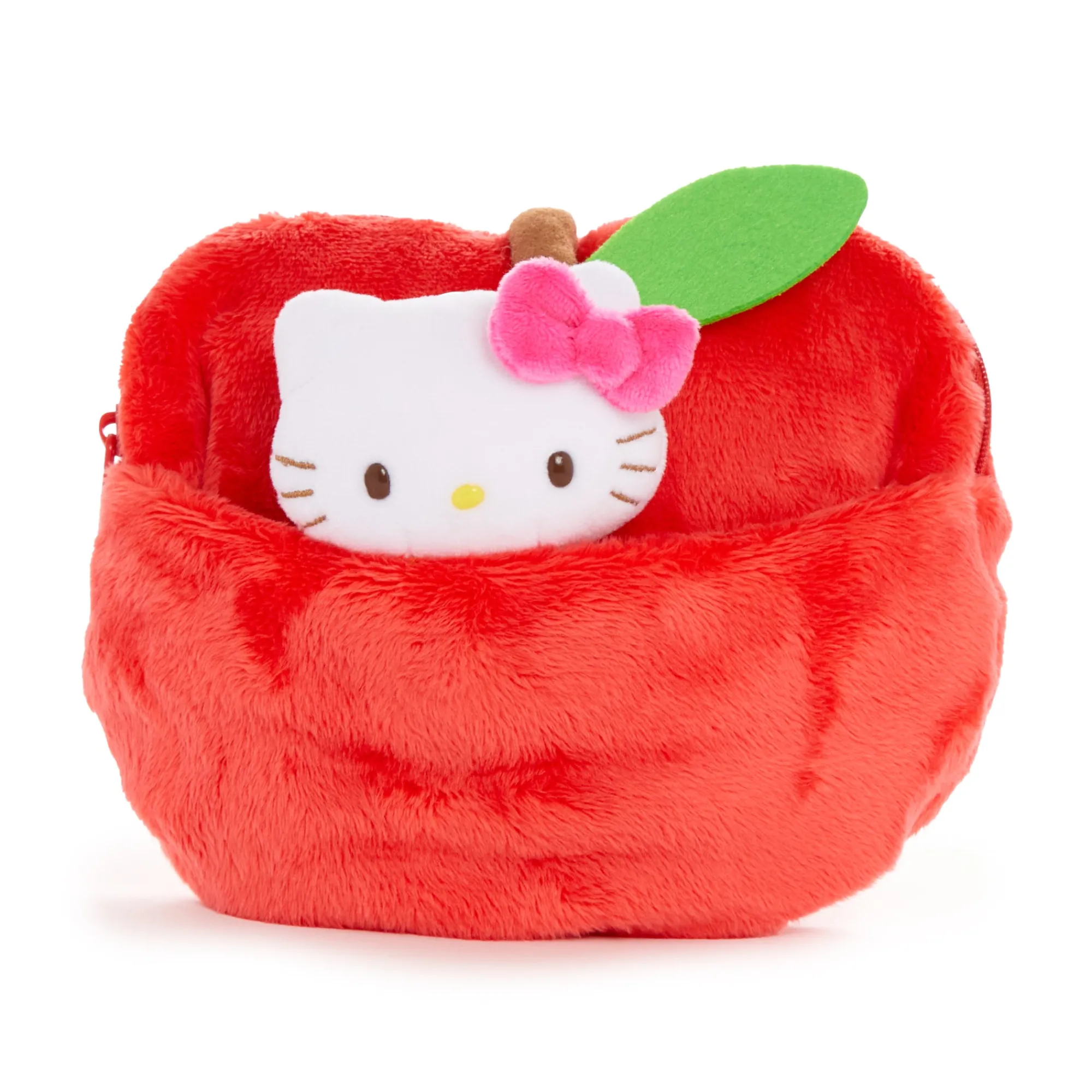 NAKAJIMA CORPORATION Hello Kitty Mini Pouch with Reel (5 Apples Tall Series)