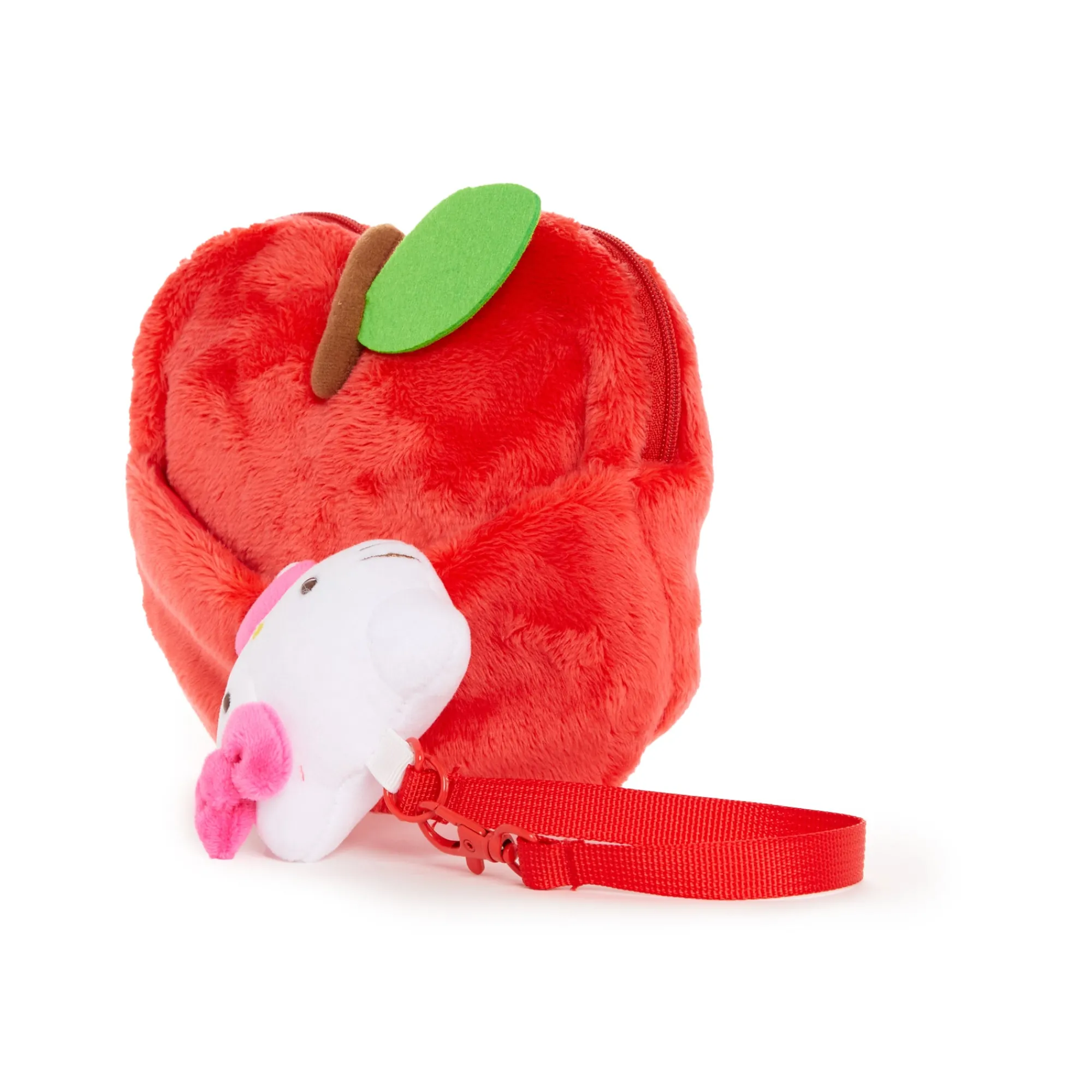 NAKAJIMA CORPORATION Hello Kitty Mini Pouch with Reel (5 Apples Tall Series)