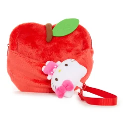 NAKAJIMA CORPORATION Hello Kitty Mini Pouch with Reel (5 Apples Tall Series)