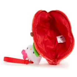 NAKAJIMA CORPORATION Hello Kitty Mini Pouch with Reel (5 Apples Tall Series)