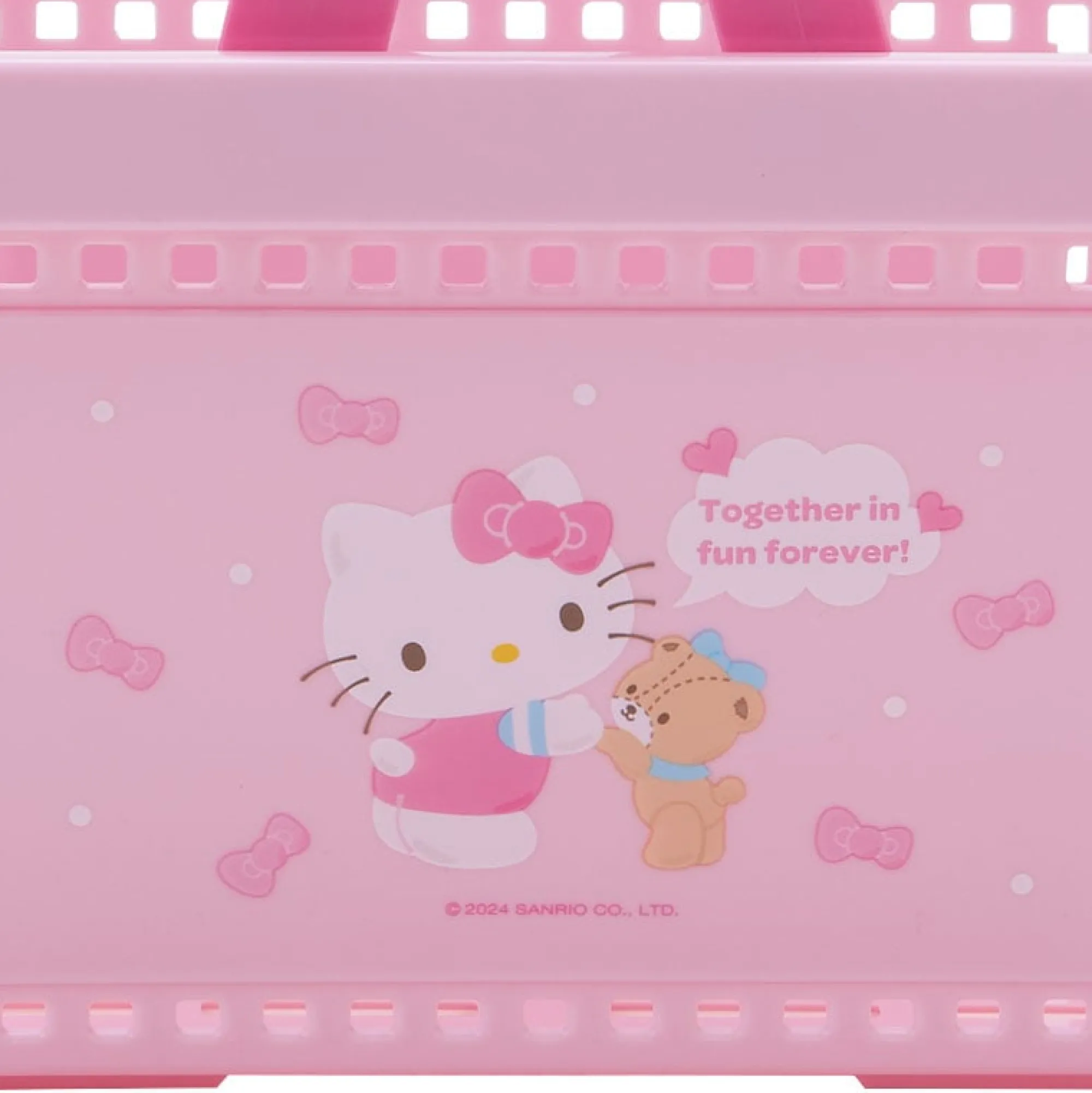Japan Original Hello Kitty Mini Shopping Storage Basket
