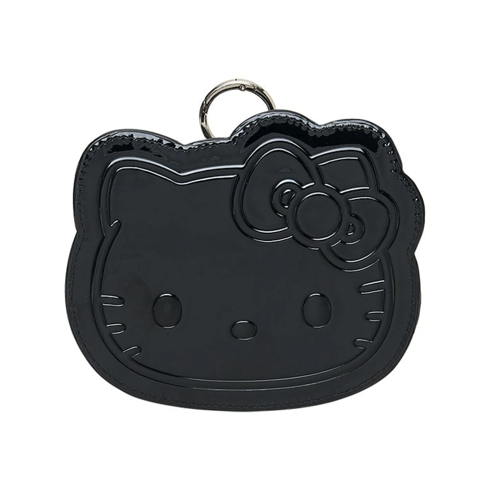 Japan Original Hello Kitty Mini Zipper Pouch (Silver Houndstooth Series)