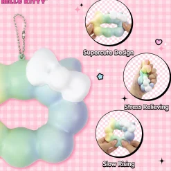 Hamee.com - Hamee US Hello Kitty Mochi Donut Squishy Keychain